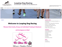 Tablet Screenshot of leapingdogracing.com
